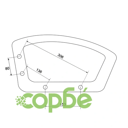 Ляв подлакътник за офис стол 6075 ➤ топ цена ➤ sorbe.bg