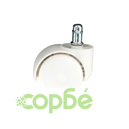 Офис Колела за Стол от Полипропилен - Комплект от 5, Бели ➤ топ цена ➤ sorbe.bg