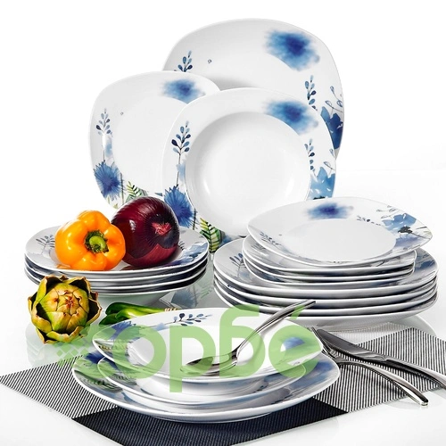 Сервиз 18 части Блу Флауър ➤ топ цена ➤ sorbe.bg