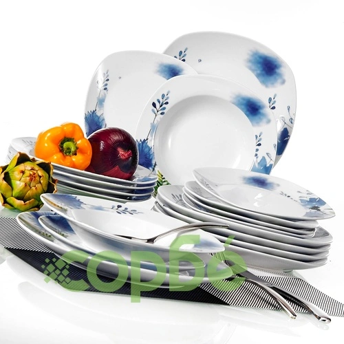 Сервиз 18 части Блу Флауър ➤ топ цена ➤ sorbe.bg