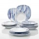 Сервиз 18 части Блу Страйп