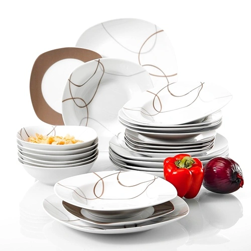 Сервиз 24 части Голд лайн ➤ топ цена ➤ sorbe.bg