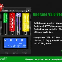 Зарядно устройство Vapcell S4 Plus V3.0 