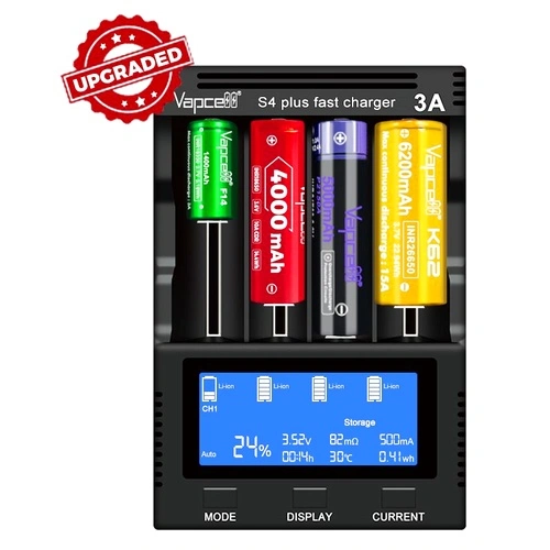 Зарядно устройство Vapcell S4 Plus V3.0 ➤ топ цена ➤ sorbe.bg