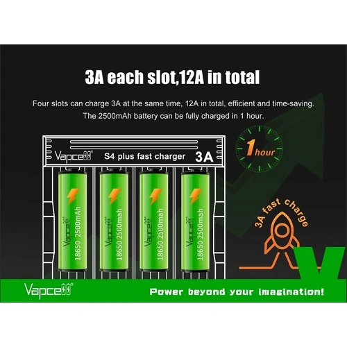 Зарядно устройство Vapcell S4 Plus V3.0 ➤ топ цена ➤ sorbe.bg