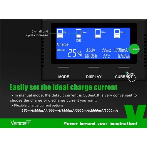 Зарядно устройство Vapcell S4 Plus V3.0 ➤ топ цена ➤ sorbe.bg