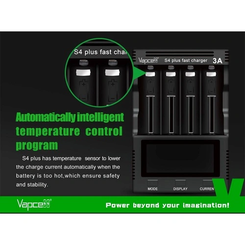 Зарядно устройство Vapcell S4 Plus V3.0 ➤ топ цена ➤ sorbe.bg