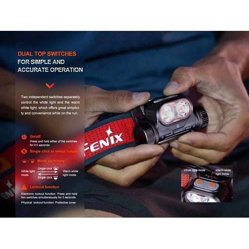 Челник Fenix HM65R-T V2.0 LED – замъглено лилав ➤ топ цена ➤ sorbe.bg