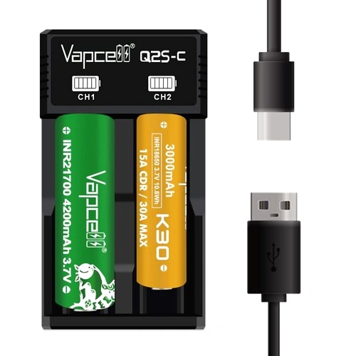 Зарядно устройство Vapcell Q2S-C ➤ топ цена ➤ sorbe.bg