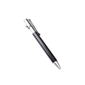 Химикалка Dulotec Carbon неръждаема стомана и карбон с пълнител Fisher Space Pen