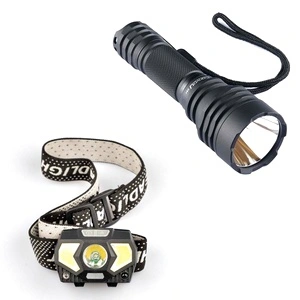 Фенер Dulotec Convoy C8+ за карабина и Челник Dulotec BH1R