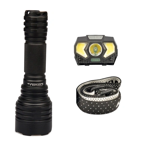 Фенер Dulotec Convoy C8+ за гладкоцевно и Челник Dulotec BH1R ➤ топ цена ➤ sorbe.bg