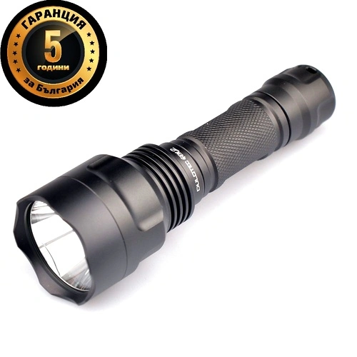Фенер Dulotec Convoy C8 Gen2 900 метра с батерия и зарядно ➤ топ цена ➤ sorbe.bg