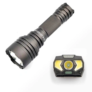 Фенер Dulotec Convoy C8+ IR инфрачервен и Челник Dulotec BH1