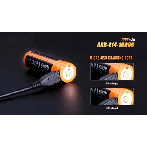 Батерия Fenix ARB-L14-1600U -14500 1600mAh ➤ топ цена ➤ sorbe.bg