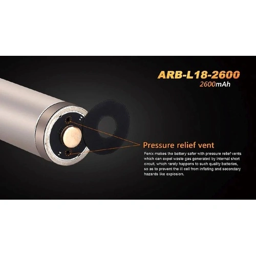 Батерия Fenix ARB-L18-2600 - 18650 2600mAh ➤ топ цена ➤ sorbe.bg