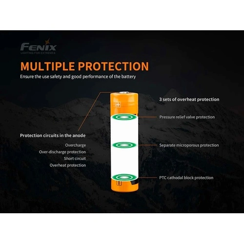 Батерия Fenix ARB-L21-5000 V2.0 - 21700 5000mAh ➤ топ цена ➤ sorbe.bg