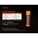 Батерия Fenix ARB-L21-5000 V2.0 - 21700 5000mAh