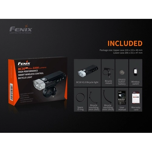 Велосипеден фар Fenix BC30 V2.0 LED ➤ топ цена ➤ sorbe.bg