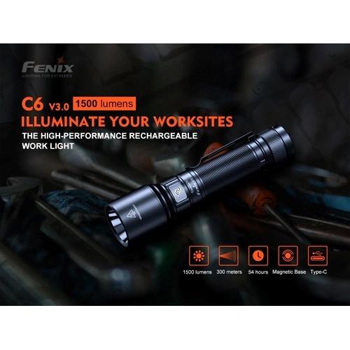Фенер Fenix C6 V3.0 LED на топ цена от sorbe.bg Фенер Fenix C6 V3.0 LED ➤ топ цена ➤ sorbe.bg