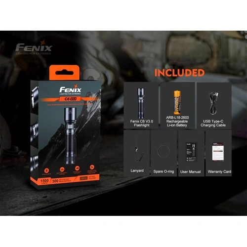 Фенер Fenix C6 V3.0 LED на топ цена от sorbe.bg Фенер Fenix C6 V3.0 LED ➤ топ цена ➤ sorbe.bg