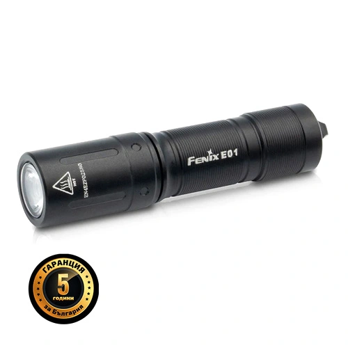 Фенер Fenix E01 V2.0 LED - черен ➤ топ цена ➤ sorbe.bg