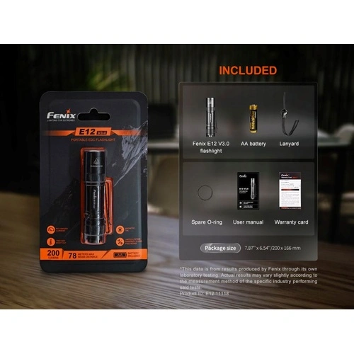 Фенер Fenix E12 V3.0 ➤ топ цена ➤ sorbe.bg