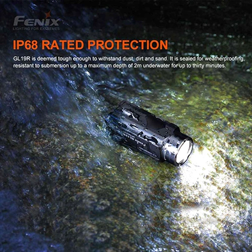 Пистолетен фенер Fenix GL19R - подцевен ➤ топ цена ➤ sorbe.bg