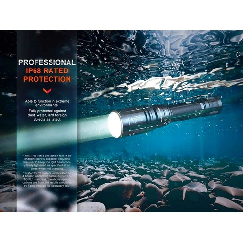 Фенер Fenix HT30R LED, 1500 м далекобойност, бял лазер, компактен размер ➤ топ цена ➤ sorbe.bg