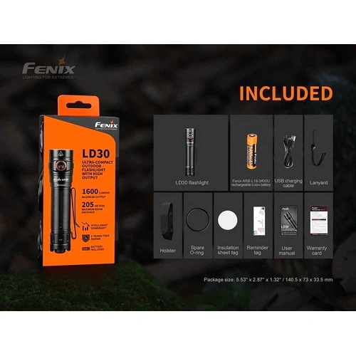 Фенер Fenix LD30 LED ➤ топ цена ➤ sorbe.bg