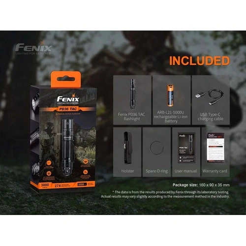 Фенер Fenix PD36 TAC LED ➤ топ цена ➤ sorbe.bg