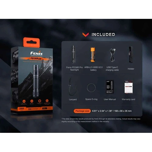 Фенер Fenix PD36R Pro LED ➤ топ цена ➤ sorbe.bg
