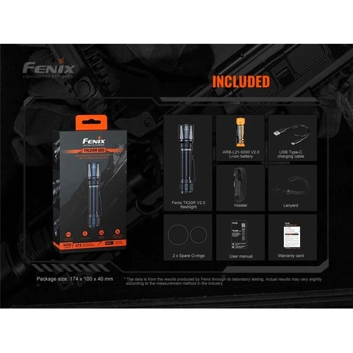 Фенер Fenix TK20R V2.0 LED ➤ топ цена ➤ sorbe.bg