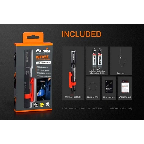 Фенер Fenix WF05E LED ➤ топ цена ➤ sorbe.bg