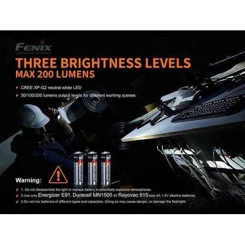 Фенер Fenix WF11E LED ➤ топ цена ➤ sorbe.bg