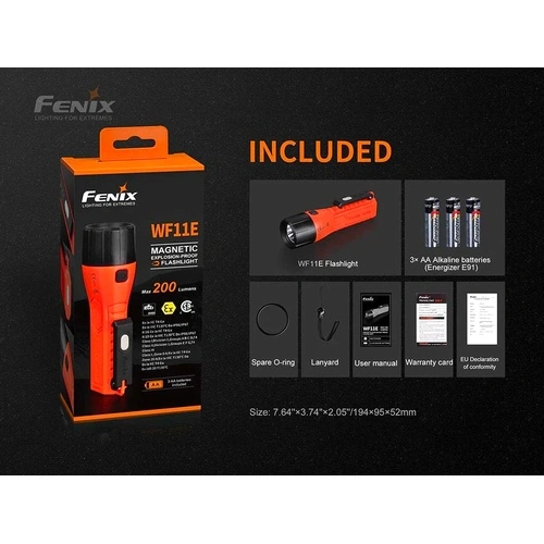 Фенер Fenix WF11E LED ➤ топ цена ➤ sorbe.bg