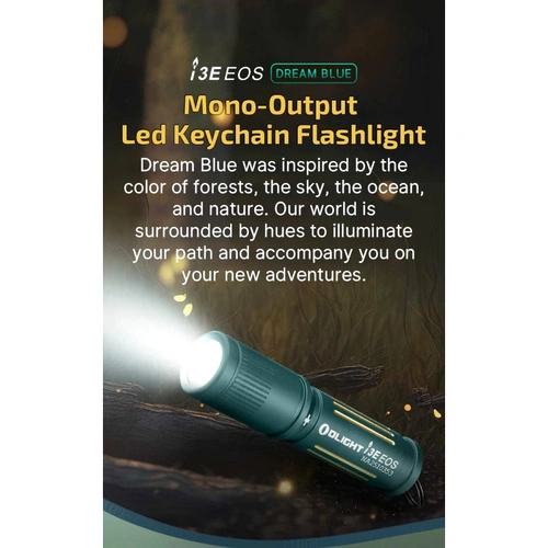 Фенер Olight i3E EOS 90lm - Dream Blue ➤ топ цена ➤ sorbe.bg