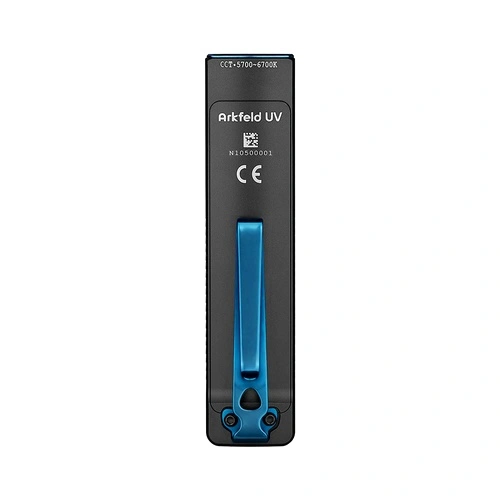 Плосък EDC фенер Olight Arkfeld 1000 лумена - с бяла и UV светлина ➤ топ цена ➤ sorbe.bg