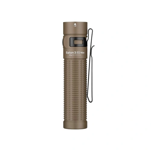 Фенерче Olight Baton 3 Pro MAX 2500 лумена, 145м - Магнезиева сплав Desert Tan ➤ топ цена ➤ sorbe.bg