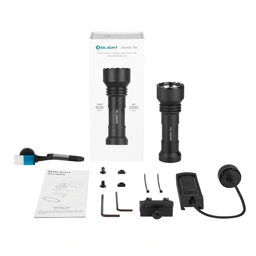 Далекобоен оръжеен фенер Olight Javelot Tac-M 1000 лумена, 600м ➤ топ цена ➤ sorbe.bg