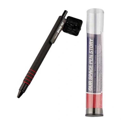 Химикалка Fisher Space Pen Space-Tec черен гумиран ST  в подаръчна кутия ➤ топ цена ➤ sorbe.bg