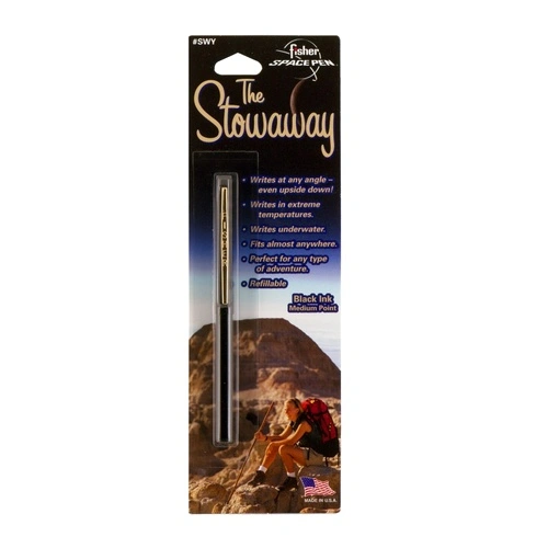 Химикалка Fisher Space Pen Black Stowaway Anodized Aluminium Clip Blister SWY/C-Black ➤ топ цена ➤ sorbe.bg