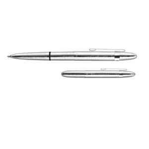 Химикалка Fisher Space Pen Brushed Chrome Bullet 400BRCCL с клипс в подаръчна кутия
