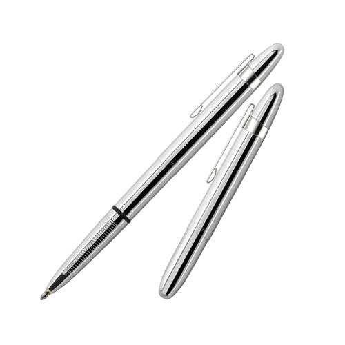 Химикалка Fisher Space Pen Chrome Bullet с клипс - 400CL в подаръчна кутия ➤ топ цена ➤ sorbe.bg