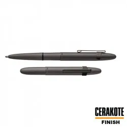 Химикалка Fisher Space Pen Bullet Ceracote® Tungsten 400H-237-BCL в подаръчна кутия