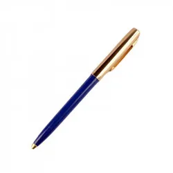 Химикалка Fisher Space Pen Cap-O-Matic Brass cap Blue barrel 775G-BL в подаръчна кутия