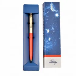 Химикалка Fisher Space Pen Cap-O-Matic Brass cap Red barrel 775G-R в подаръчна кутия
