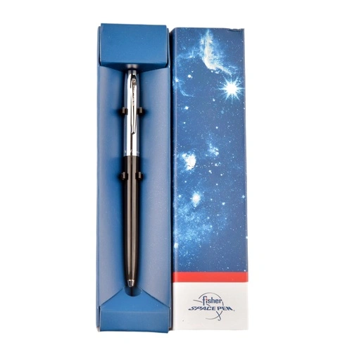 Химикалка Fisher Space Pen Cap-O-Matic Chrome cap Black barrel 775-B в подаръчна кутия ➤ топ цена ➤ sorbe.bg