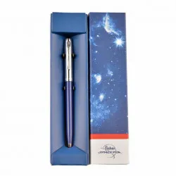 Химикалка Fisher Space Pen Cap-O-Matic Chrome cap Blue barrel 775-BL в подаръчна кутия