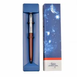 Химикалка Fisher Space Pen Cap-O-Matic Chrome cap burgundy barrel 775-Burg в подаръчна кутия